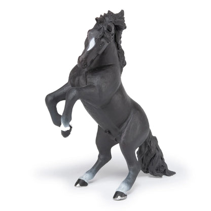 Papo Horse Black Reared up