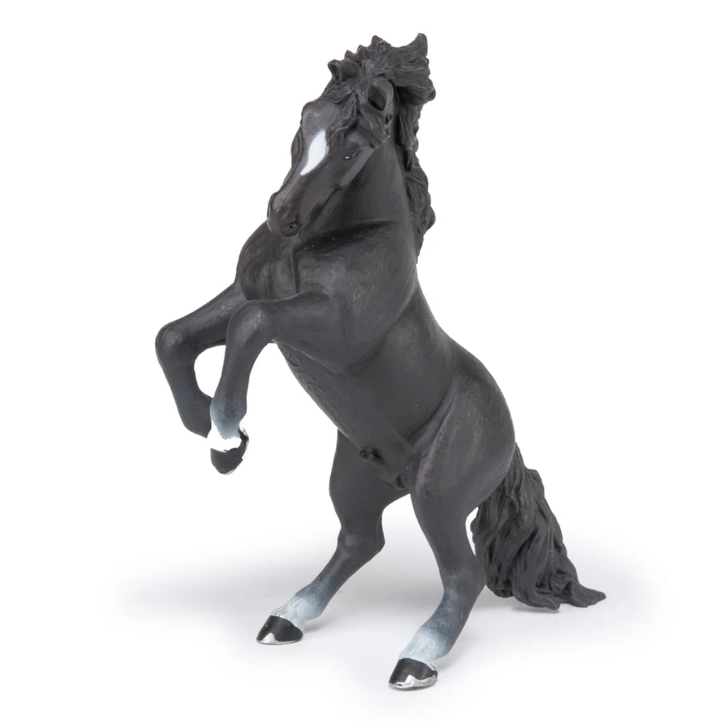 Papo Horse Black Reared Up – Animal Kingdoms Toy Store