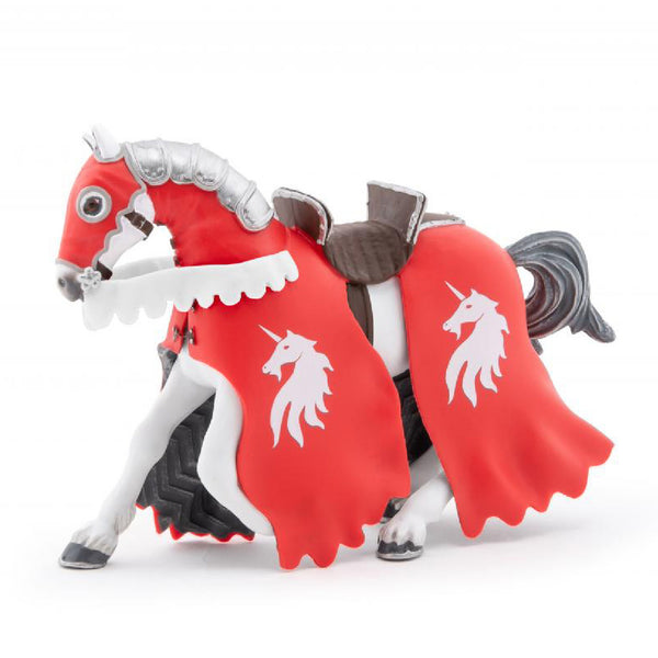 Papo Knights Horse with Lance Red