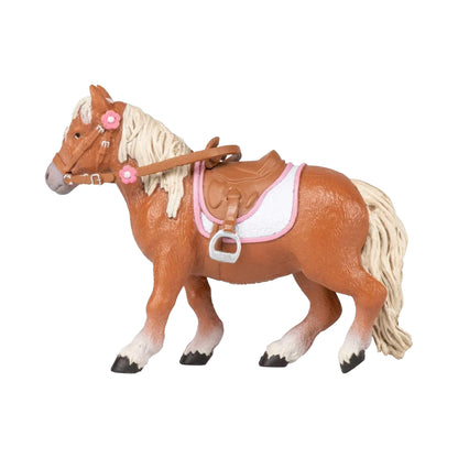 Papo Shetland Pony with Saddle