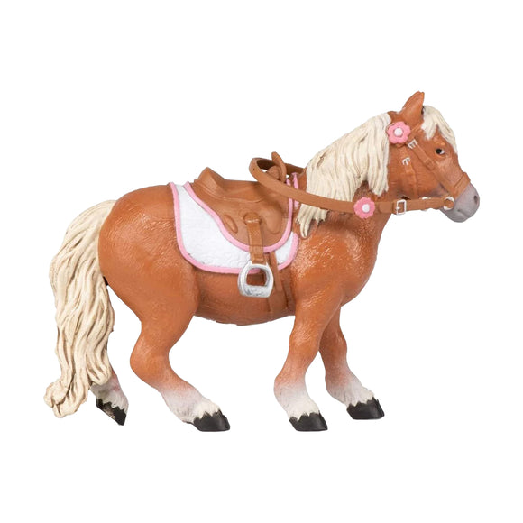 Papo Shetland Pony with Saddle