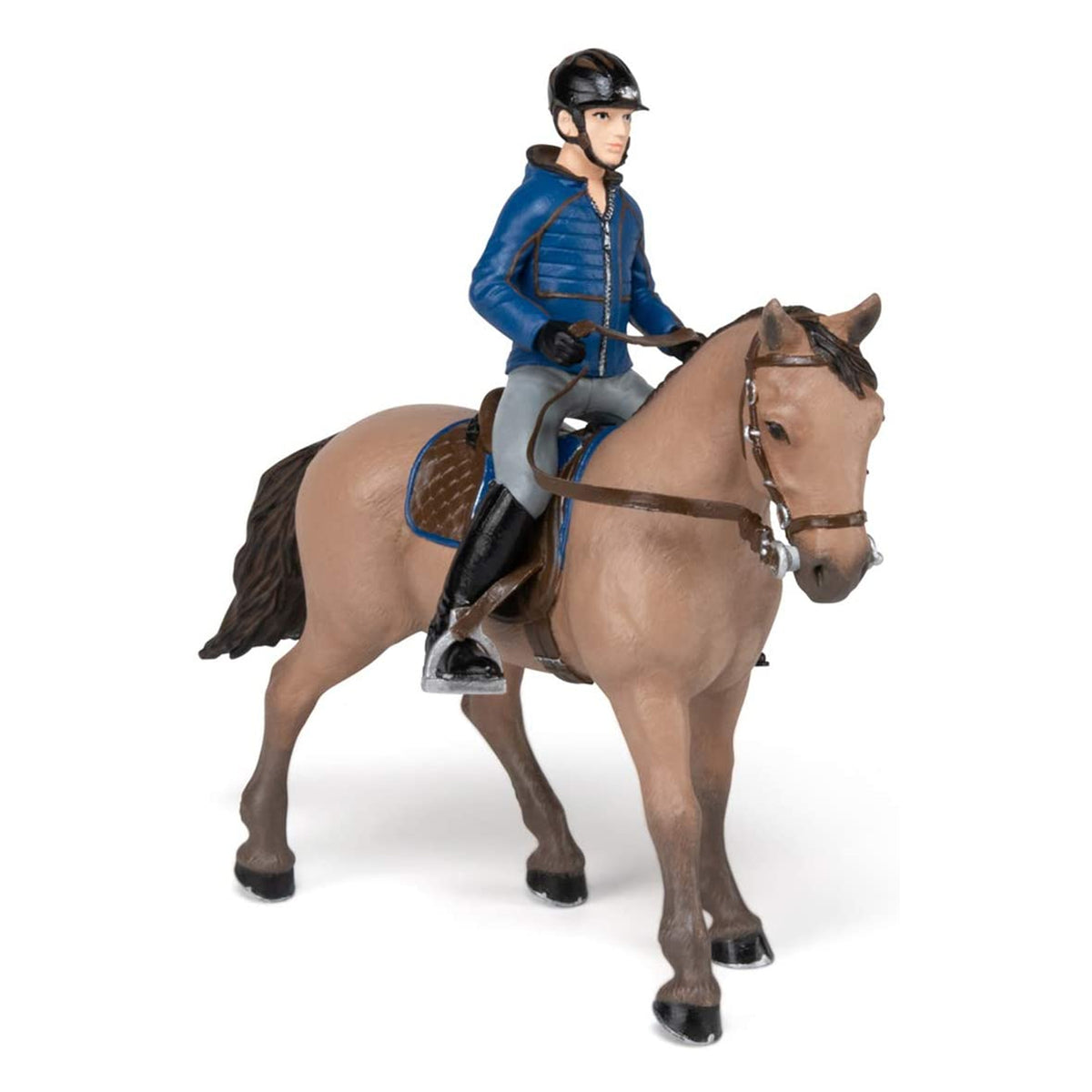 Papo Walking Horse with Male Rider