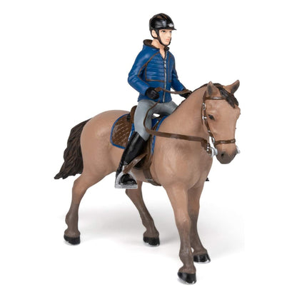Papo Walking Horse with Male Rider