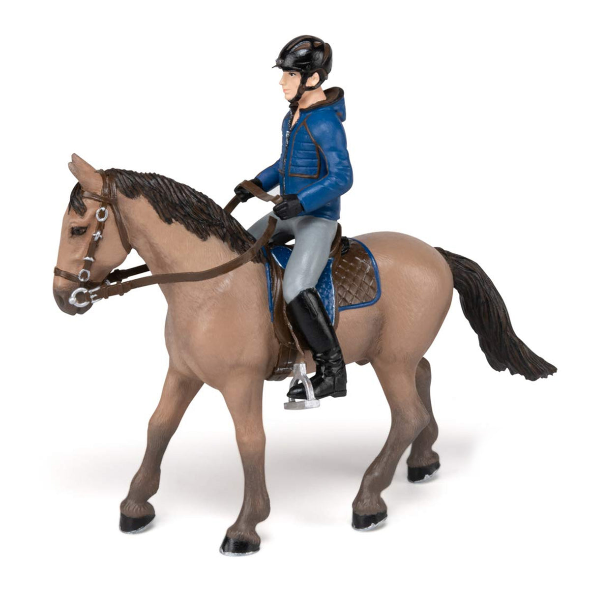 Papo Walking Horse with Male Rider