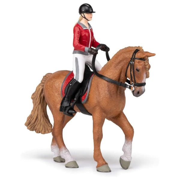 Papo Walking Horse with Riding Girl