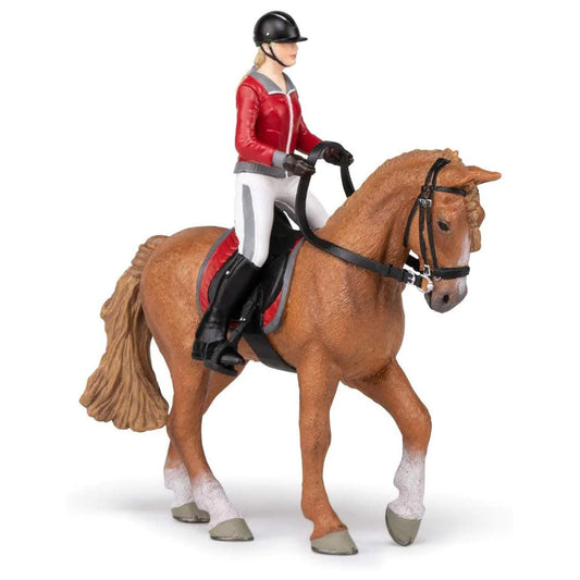 Papo Walking Horse with Riding Girl