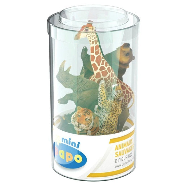 Papo Mini Tube Wild B-33021-Animal Kingdoms Toy Store
