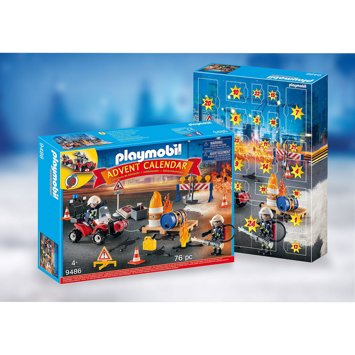 Playmobil Advent Calendar Fire Rescue-9486-Animal Kingdoms Toy Store