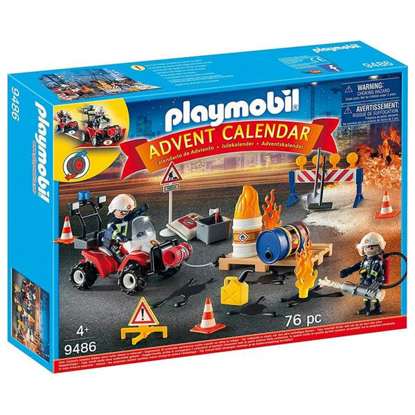 Playmobil Advent Calendar Fire Rescue-9486-Animal Kingdoms Toy Store