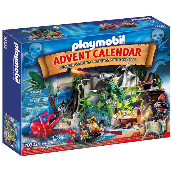 Playmobil Advent Calendar Pirate Cove Treasure Hunt-70322-Animal Kingdoms Toy Store