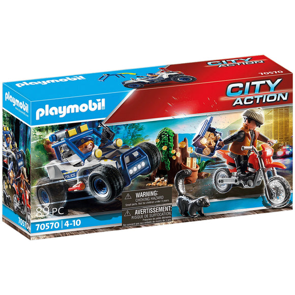 Playmobil Police Off-Road Car with Jewel Thief-70570-Animal Kingdoms Toy Store