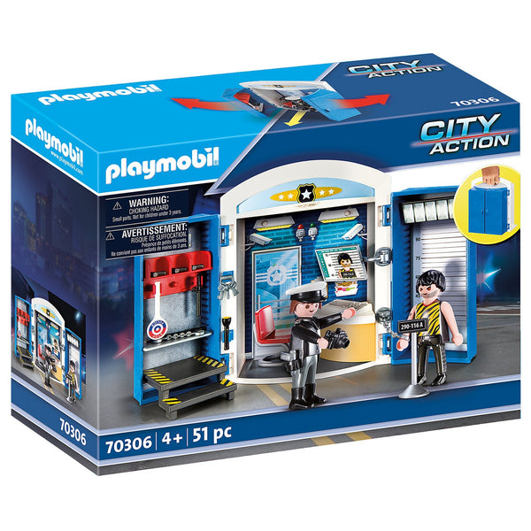 Playmobil Police Station Play Box-70306-Animal Kingdoms Toy Store