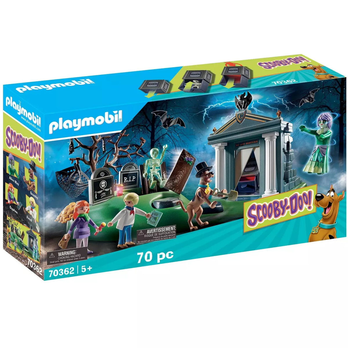 Playmobil SCOOBY-DOO! Cemetery Adventure-70362-Animal Kingdoms Toy Store