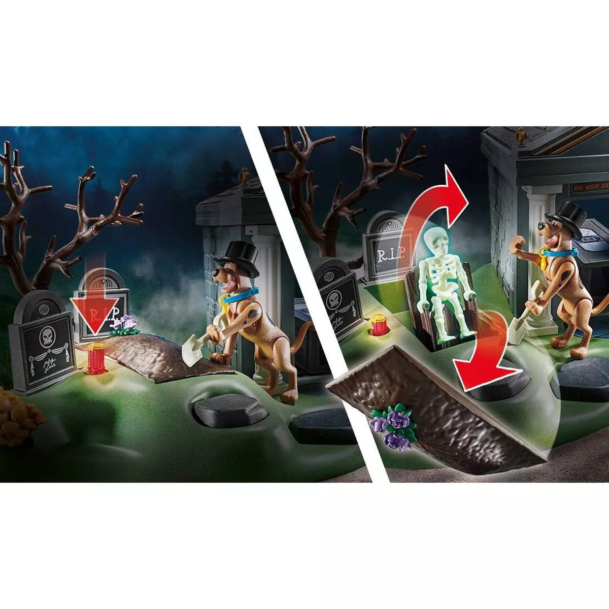 Playmobil SCOOBY-DOO! Cemetery Adventure-70362-Animal Kingdoms Toy Store