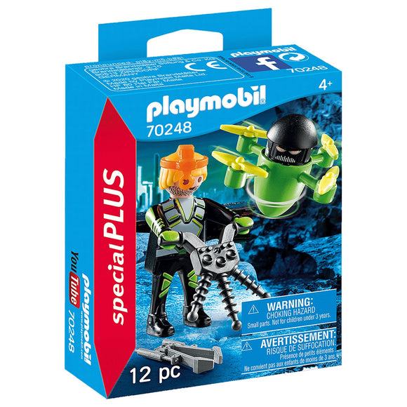 Playmobil Special Plus Agent with Drone-70248-Animal Kingdoms Toy Store