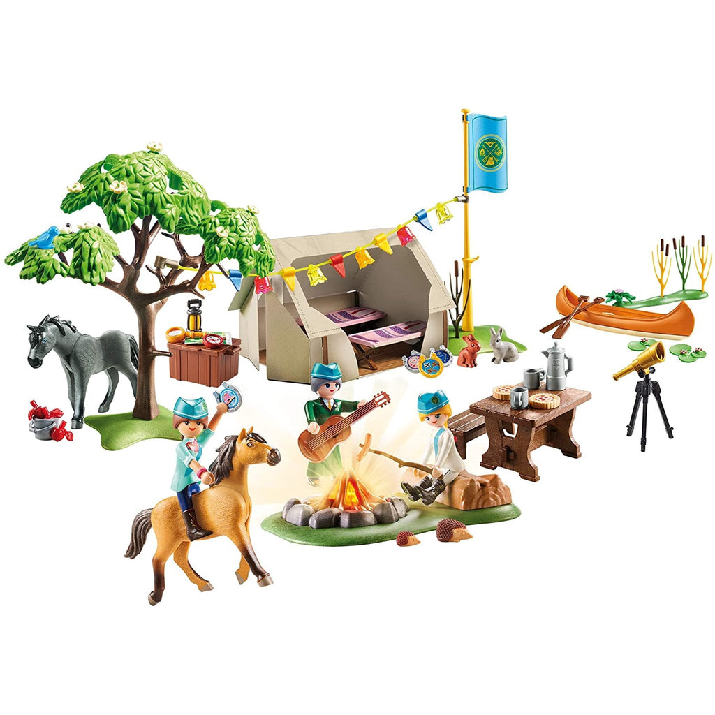 Playmobil DreamWorks Spirit Summer Campground �?? Animal Kingdoms Toy Store