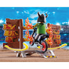 Playmobil Stunt Show Motocross with Fiery Wall-70553-Animal Kingdoms Toy Store