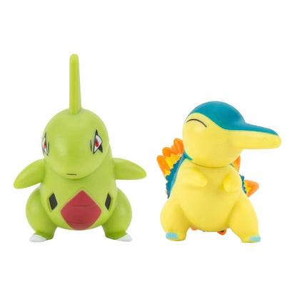 Pokemon Battle Figure - Larvitar & Cyndaquil