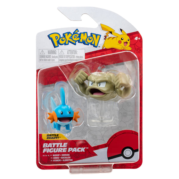 Pokemon Battle Figure - Mudkip & Geodude