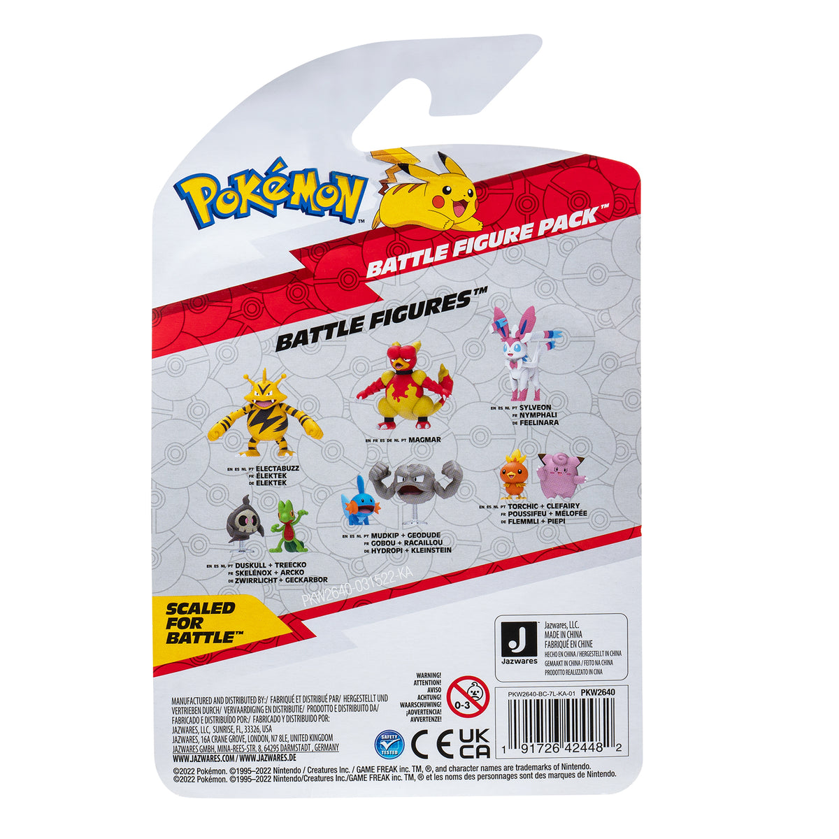 Pokemon Battle Figure - Mudkip & Geodude