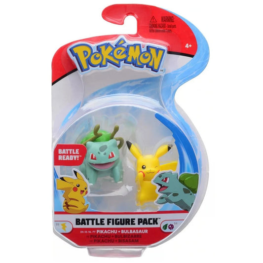 Pokemon Battle Figure Pack - Pikachu & Bulbasaur