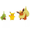 Pokemon Battle Figure Set - Flareon, Larvitar & Pikachu