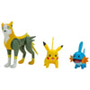 Pokemon Battle Figure Set - Mudkip, Pikachu & Boltund