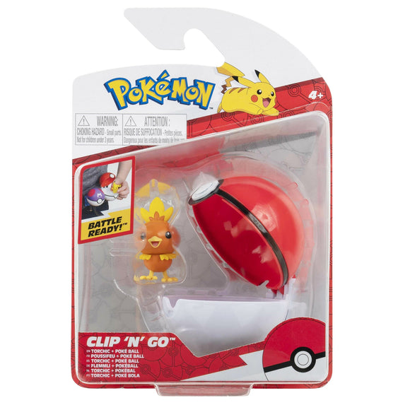 Pokemon Clip And Go Torchic - Damaged Box