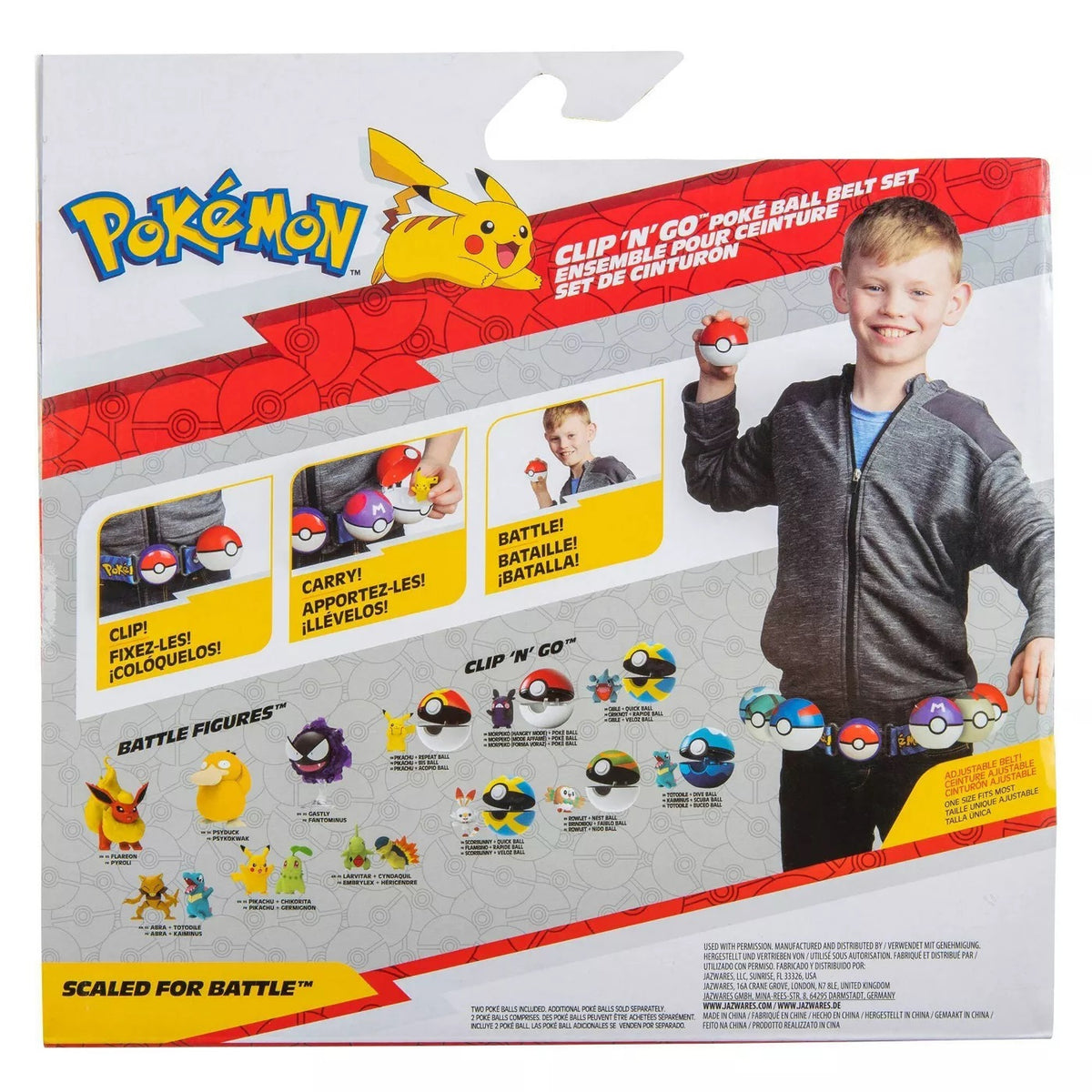 Pokemon Clip'n'Go Pokeball Belt Set - Charmander