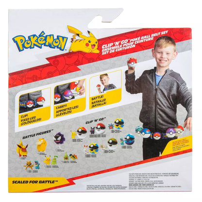 Pokemon Clip'n'Go Pokeball Belt Set - Pikachu