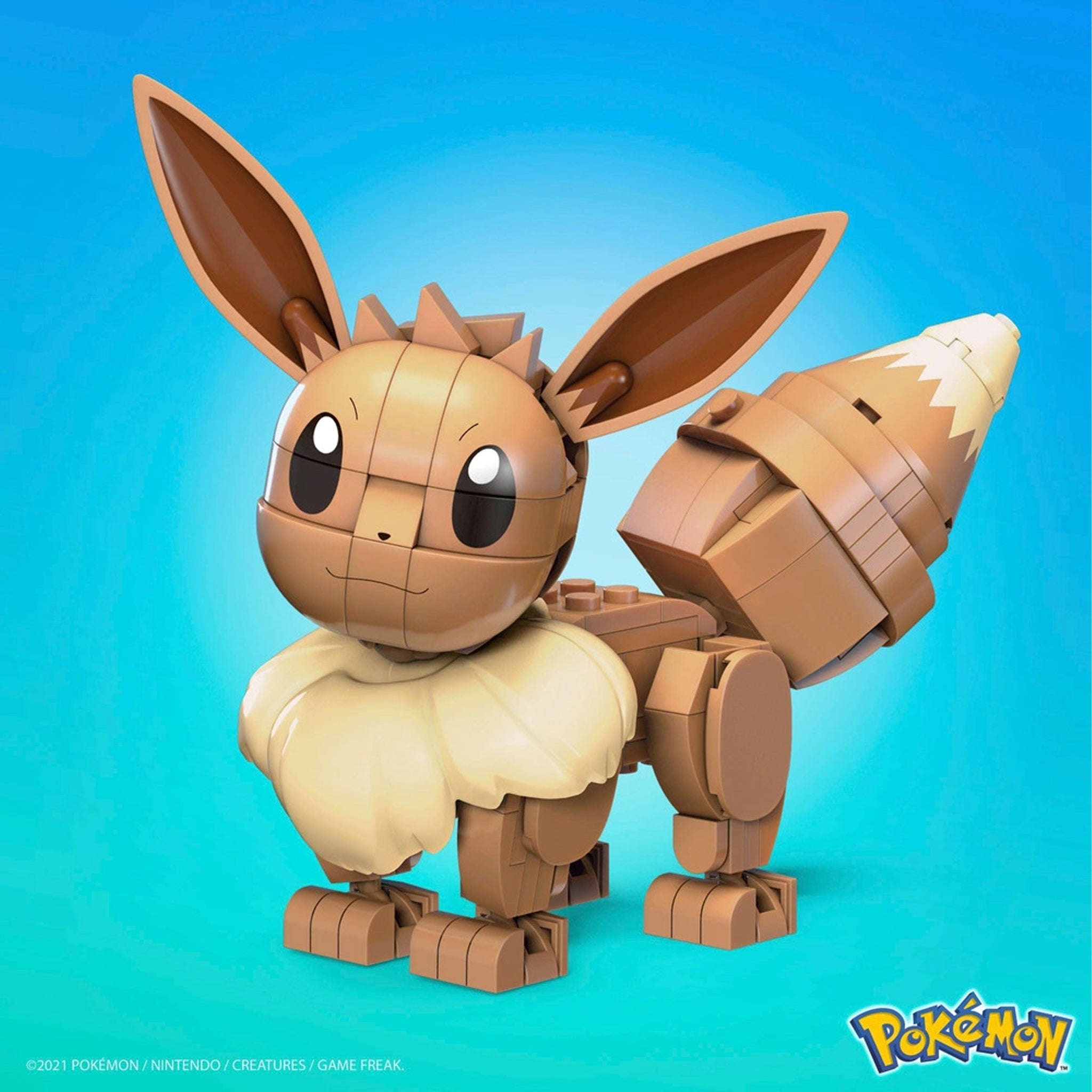 Pokemon Mega Construx Pokemon Build & Show Eevee Animal Kingdoms Toy