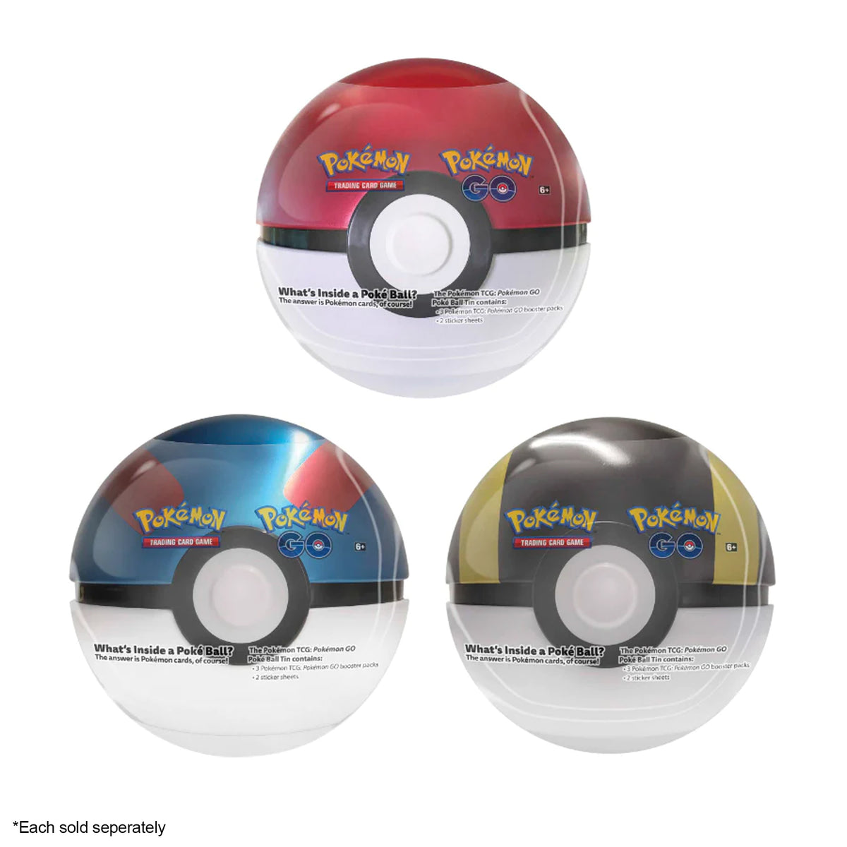 Pokemon TCG Pokemon GO Poke Ball Tin