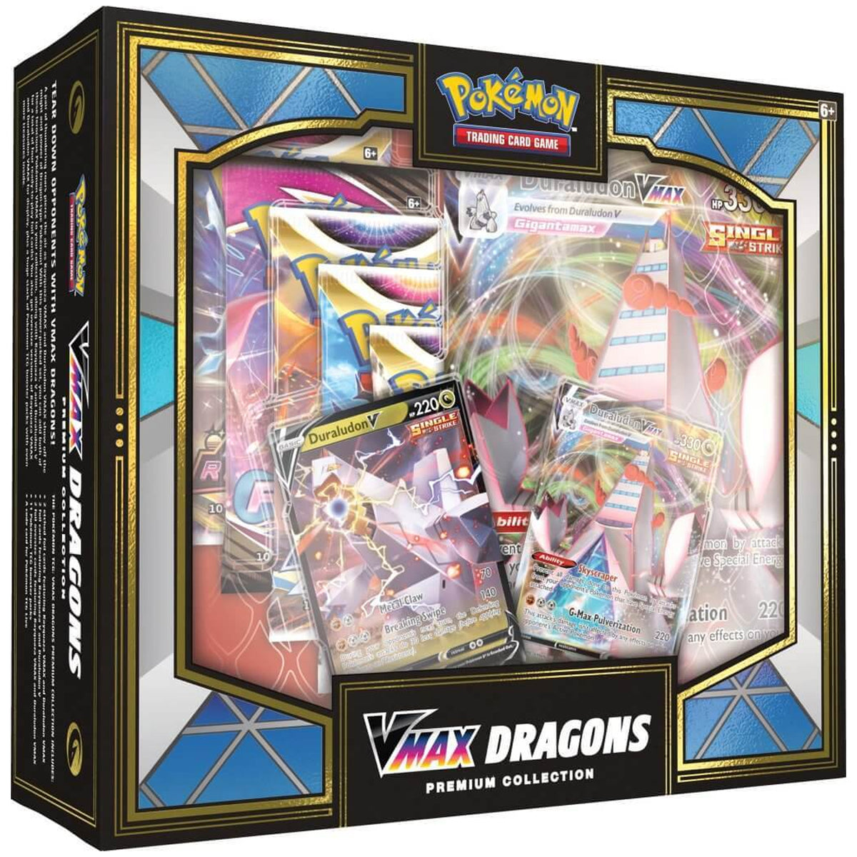 Pokemon TCG VMAX Double Dragon Premium Collection – Animal Kingdoms Toy ...