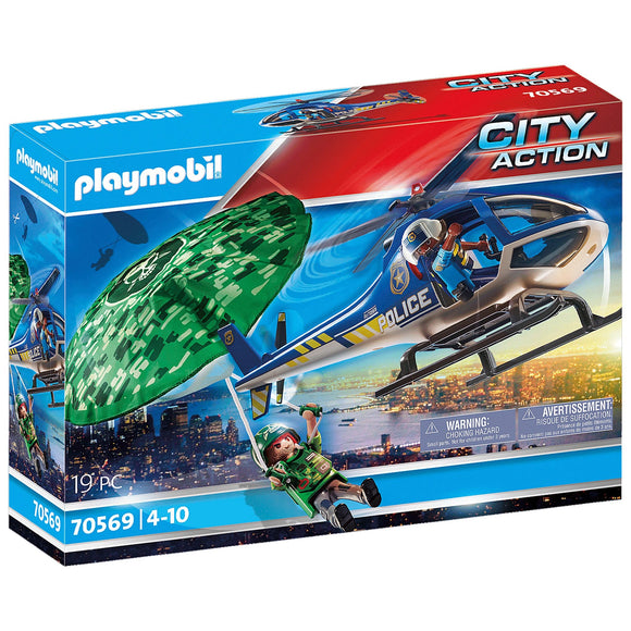 Playmobil Police Parachute Search-70569-Animal Kingdoms Toy Store