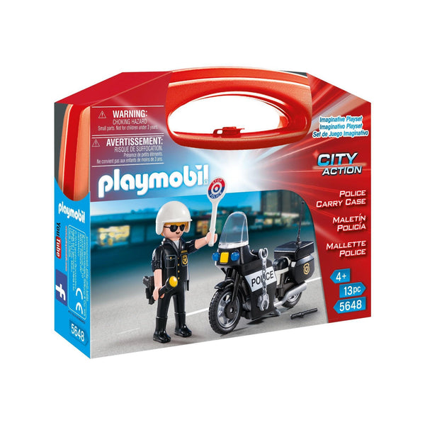 Playmobil Police Carry Case-5648-Animal Kingdoms Toy Store