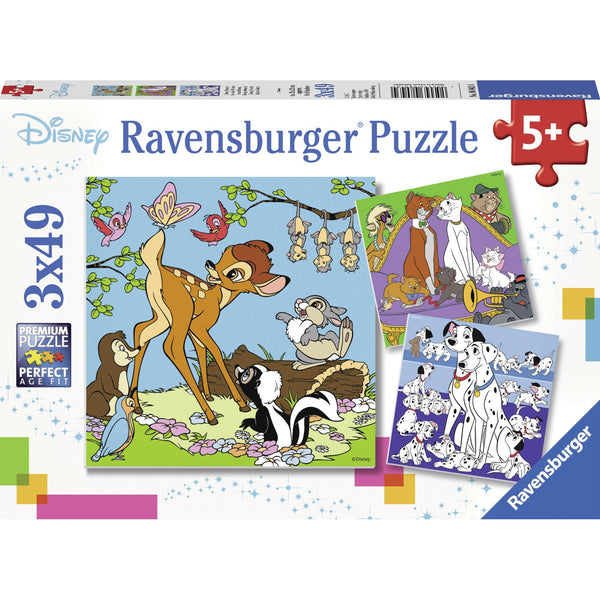 Ravensburger Disney Friends Puzzle 3x49pc-RB08043-4-Animal Kingdoms Toy Store