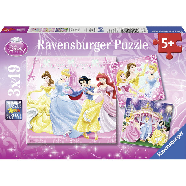 Ravensburger Disney Snow White Puzzle 3x49pc-RB09277-2-Animal Kingdoms Toy Store