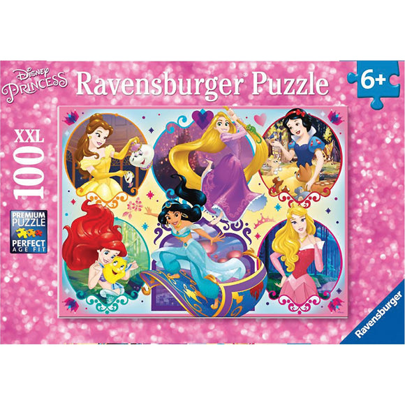 Ravensburger Disney Princess 2 Puzzle 100pc-RB10796-4-Animal Kingdoms Toy Store