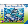 Ravensburger Smiling Sharks Puzzle 300pc-RB13225-6-Animal Kingdoms Toy Store