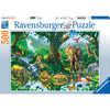 Ravensburger Harmony in the Jungle Puzzle 500pc-RB14171-5-Animal Kingdoms Toy Store