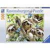 Ravensburger Sloth Selfie Puzzle 500pc-RB14790-8-Animal Kingdoms Toy Store