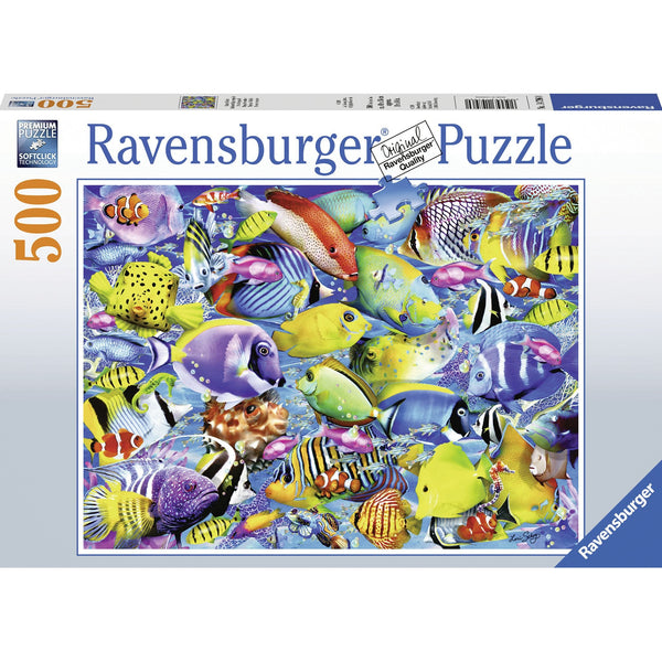 Ravensburger Tropical Traffic Puzzle 500pc-RB14796-0-Animal Kingdoms Toy Store