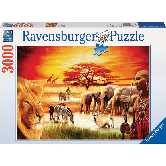 Ravensburger Proud Maasai Puzzle 3000pc-RB17056-2-Animal Kingdoms Toy Store