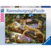 Ravensburger Leopard Family Puzzle 1000pc-RB19148-2-Animal Kingdoms Toy Store