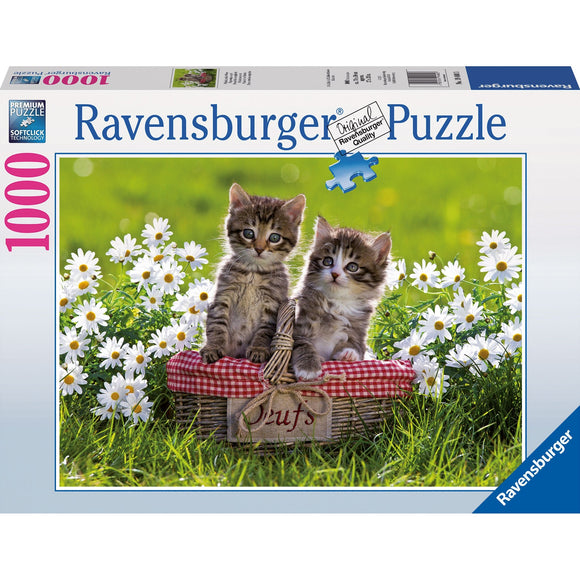 Ravensburger Picnic in the Meadow Puzzle 1000pc-RB19480-3-Animal Kingdoms Toy Store