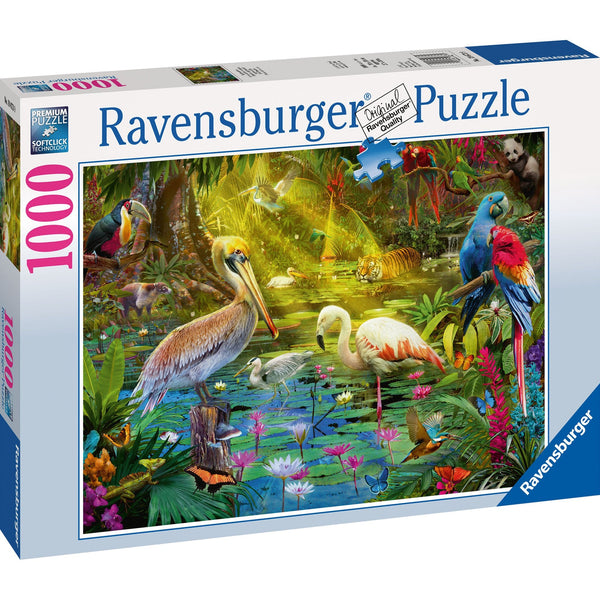 Ravensburger Bird Paradise Puzzle 1000pc-RB19673-9-Animal Kingdoms Toy Store