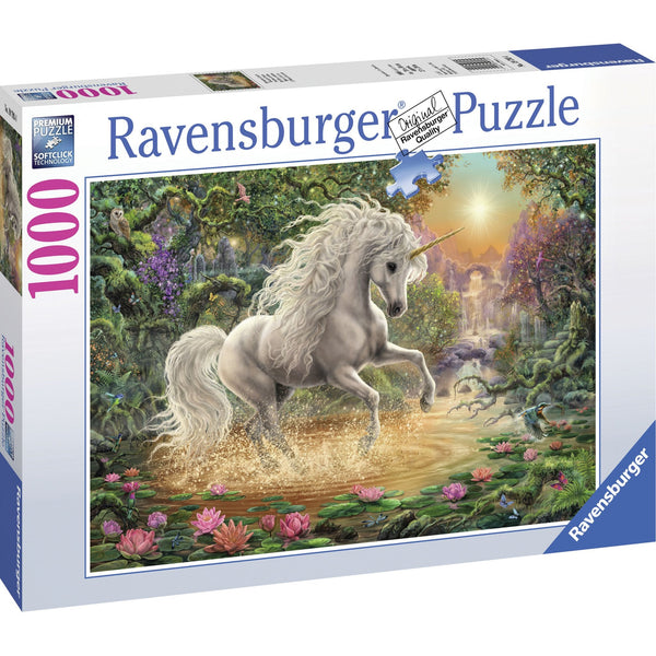 Ravensburger Mystical Unicorn Puzzle 1000pc-RB19793-4-Animal Kingdoms Toy Store