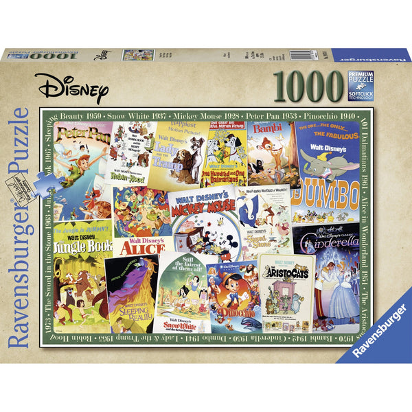 Ravensburger Disney Vintage Movie Posters Puzzle 1000pc-RB19874-0-Animal Kingdoms Toy Store