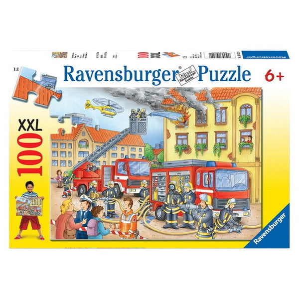 Ravensburger Fire Brigade Puzzle 100pc-RB10822-0-Animal Kingdoms Toy Store