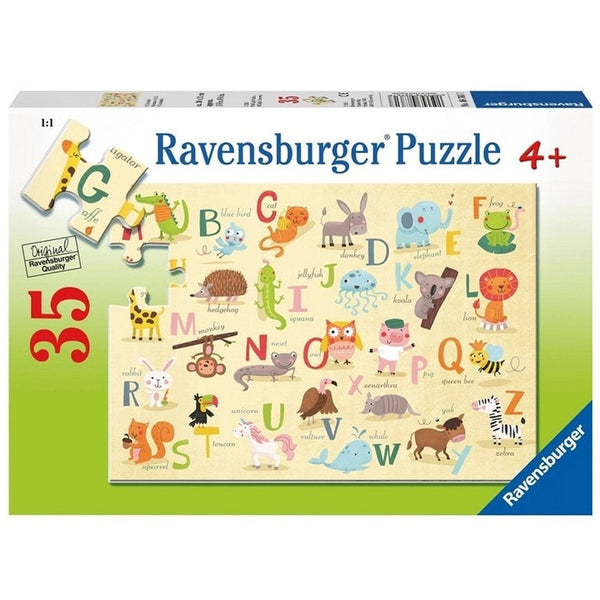 Ravensburger Puzzle A-Z Animals 35pc-RB08761-7-Animal Kingdoms Toy Store